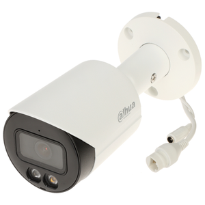 Dahua IPC-HFW2449S-S-IL  4Mpix Full Color 3,6mm Lens H265+ 30Mt Gece G�r��� IP67 Dahili Mikrofon PoE Bullet IP Kamera