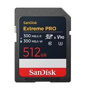 SanDisk Extreme Pro 512GB SDXC UHSII V90 SDSDXDM-512G-GN4IN Class 10 U3 V90 SD Haf�za Kart�