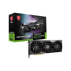 MSI VGA GeForce RTX 4070 Super 12GB Gaming X Slim GDDR6X 192Bit Gaming Ekran Kart�