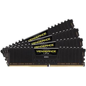Corsair CMK64GX4M4E3200C16 64GB (4X16GB) DDR4 3200Mhz CL16 Vengeance Black LPX Bellek Ram