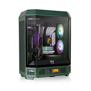 Thermaltake The Tower 600 Racing Green TG Pencereli ATX Bilgisayar Kasas�