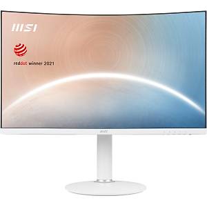 27 Msi Modern MD271CPW Curved 1500R VA 1920X1080 (FHD) 16:9 75HZ 4MS Anti-Glare Beyaz Monit�r