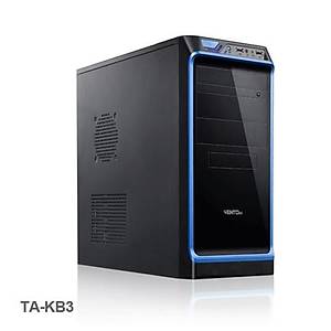Vento TA-KB3 400W Mid Tower Bilgisayar Kasas� Siyah-Mavi