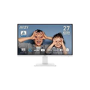 MSI Pro MP273QW E2 27 Wide Quad HD 16:9 Flat IPS 100Hz 1ms Freesync Pivot Monit�r