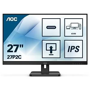 AOC 27 27P2C IPS Monit�r Type-C KVM 4ms Siyah Monit�r