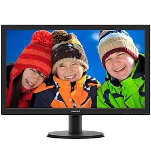 Philips 23,6 243V5QHSBA/01 Led Monit�r 8ms Siyah