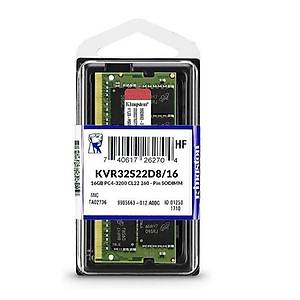 Kingston KVR32S22D8/16 DDR4 16Gb 3200Mhz 1,2V CL22 Sodimm Notebook Ram