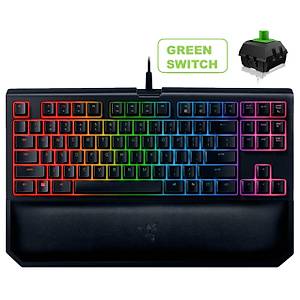 Razer BlackWidow Tournament Edition Chroma v2 Green Switch Us Klavye