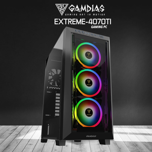 GAMDIAS EXTREME-4070TI, i7-13700KF, 32Gb DDR5 Ram, 500Gb NVMe Ssd, 12Gb GDDR6X RTX4070TI Ekran Kart�, 850W Kasa, Free Dos Gamin Pc