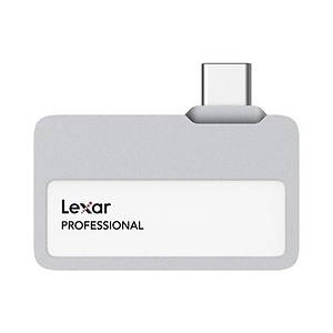 Lexar 2TB LSL400S002T-RNBNG Professional Go External Portable USB3.2 Gen2 Up To 1050mb/s Read And 1000mb/s Write With Hub SSD