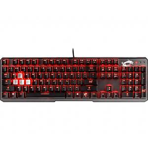 Msi GG Vigor GK60 CR TR Gaming Keyboard Ger�ek Mekanik N-Key %100 Antighosting Gaming Al�minyum Cherry MX Red Anahtar T�rk�e Q Klavye