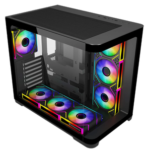 GameBooster GB-G2852B-850w 80+ Bronze Curved Cam 7ARGB Fan Seaview Gaming Siyah Kasa