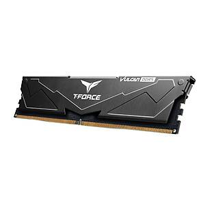 Team T-Force Vulcan Black 16GB 1x16GB 6000Mhz DDR5 CL38 Gaming Ram (FLBD516G6000HC38G01)