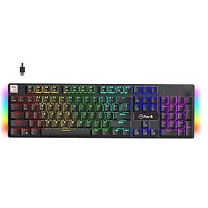 North Shield Blue Switch T�rk�e Q RGB Mekanik Gaming Klavye