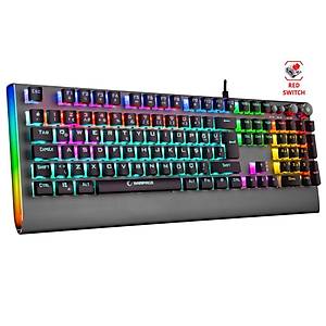 Rampage KB-R210 FAVORY Rainbow Ayd�nlatmal� Kristal Red Switch Mekanik Gaming Oyuncu Klavyesi