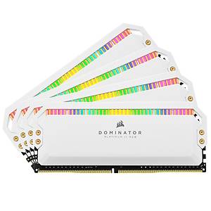 Corsair CMT32GX4M4C3600C18W 32GB (4X8GB) DDR4 3600MHz CL18 Dominator Platinum RGB So�utuculu Beyaz DIMM Bellek Ram