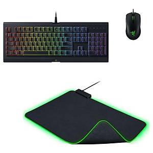 Razer Oyuncu Seti (Cynosa Klavye + Abyssus Mouse + Goliathus) Klavye