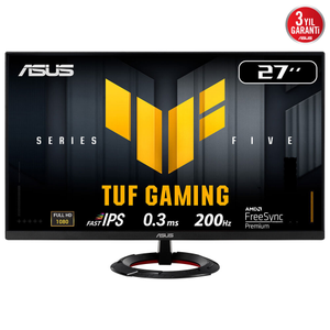 ASUS TUF Gaming VG279Q5R 27 in� 200Hz 0.3ms Full HD Adaptive Sync Fast IPS Gaming Monit�r