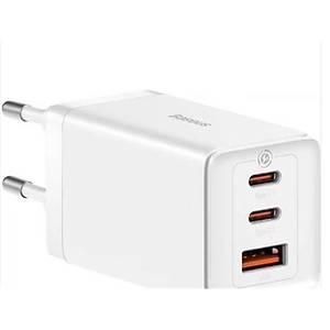 Baseus CCGP120202 GaN5 Pro 2C+U 65W Beyaz �arj Cihaz�