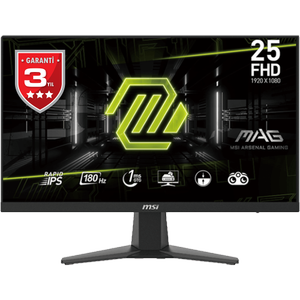 MSI Mag 24.5 256F Flat IPS Full HD 180Hz 1ms Freesync Premium Gaming Monit�r