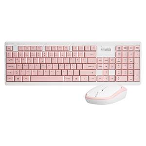 Altec Lansing Pembe/beyaz 2.4ghz 1200dp� Mouse T�rk�e Q Kablosuz Klavye+mouse Set