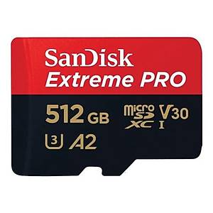 512GB SANDISK EXTREME PRO SDXC UHS-I A2 MICROSD SDSQXCD-512G-GN6MA
