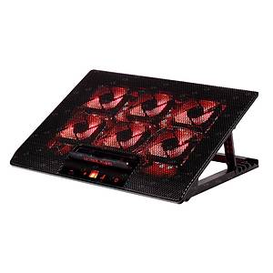 TX TXACNBRED Red Alert 6 Led Fanl� Dijital Fan Kontrolc�l�, Y�kseklik Ayarl� Notebook Sogutucu