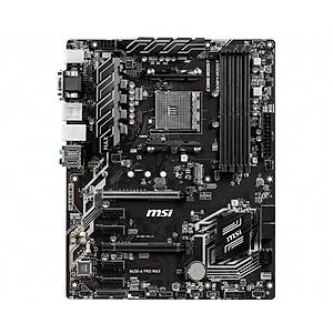 Msi B450-A Pro Max AM4 DDR4 3466(OC) VGA DVI HDMI M.2 Usb 3.1 Atx Anakart