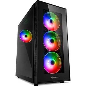 Sharkoon TG5 Pro RGB Tempered Glass + 650W 80+ PSU Mid Tower Bilgisayar Kasas�