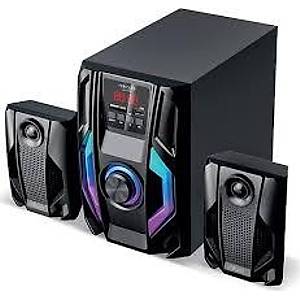 Mikado MD-415BT 2+1 20W Siyah Multimedya FM-BT-SD-USB Speaker Hoparl�r Kumandal�