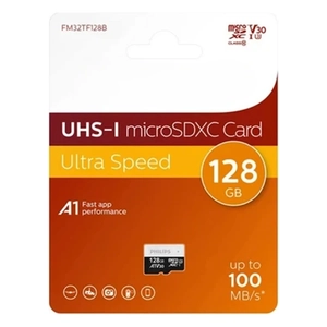 Philips FM12MP45B/00 128GB CLASS10 Uhs-I U1 Tf Adapt�rl� Micro Sdxc Haf�za Kart�