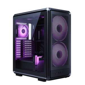 Cooler Master MasterFrame 500TG Mesh Fan ATX BTF Al�minyum Siyah Mid Tower Gaming (Oyuncu) Kasas�