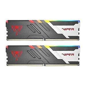Patriot Viper Venom RGB 64GB PVVR564G560C40K (2x32GB) DDR5 5600MHz CL40 Gaming Ram Bellek