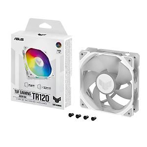 Asus Tuf TR120 So�utucu 120mm Beyaz ARGB Adreslenebilir Rady�t�r Kasa Fan�