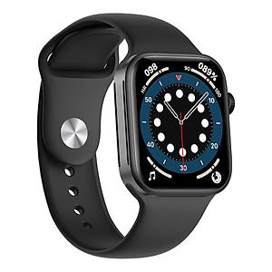 S-link WATCH SEVEN PLUS Android-IOS Smart Watch 200 mAh Kalp At��� Sens�rl� Siyah Ak�ll� Saat