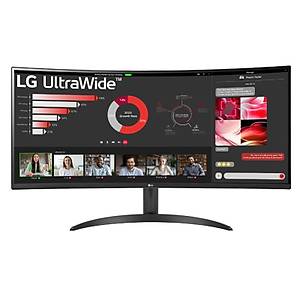 LG 34 �n� 34WR50QC-B VA 3440x1440 Curved Monitor