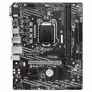 Msi H410M Pro-E DDR4 S+V+GL 1200p Anakart