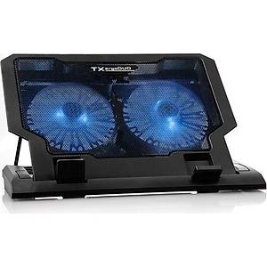 TX Ergoduo �ift 14cm Mavi Led Fanl� Notebook Laptop So�utucu