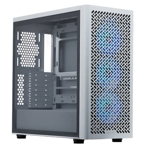 CM Elite 502 TG Beyaz ARGB 3x120mm Fanl� Mesh Panel Pencereli ATX Kasa