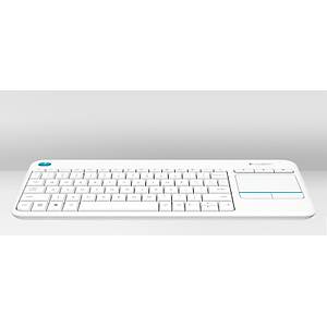 Logitech K400 Plus Kablosuz Touch Klavye-Beyaz 920-007150