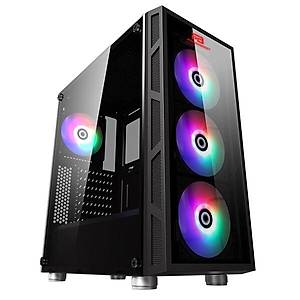 Powerboost VK-G2052S USB 3.0 Led RGB Rainbow Fanl� Bilgisayar Kasas� (Psu Yok)