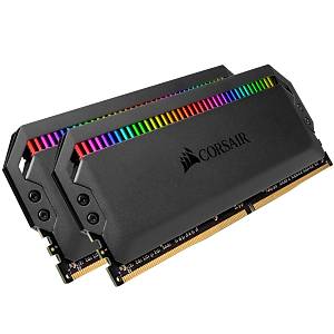 Corsair CMT32GX4M2C3600C18 32GB (2X16GB) DDR4 3600MHz CL18 Dominator Platinum RGB So�utuculu Siyah DIMM Bellek Ram