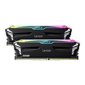 Lexar Ares Dt Gaming RGB 32GB (2X16GB) LD5U16G72C34LA-RGD DDR5 7200Mhz CL34 Siyah PC Ram