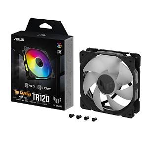 Asus Tuf TR120 So�utucu 120mm Siyah ARGB Adreslenebilir Rady�t�r Kasa Fan�