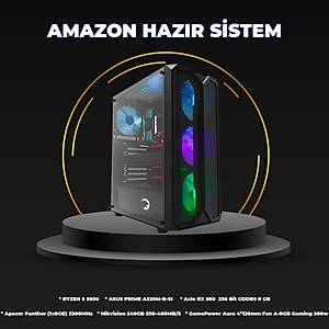 Amazon AMD R5 5500 RX580 8GB 240GB SSD 8GB Ram Oyuncu Bilgisayar�