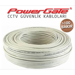 PowerGate PRO 148mt 2+1 (2x0,50+0,33) %100Bak�r CCTV G�venlik Kablosu