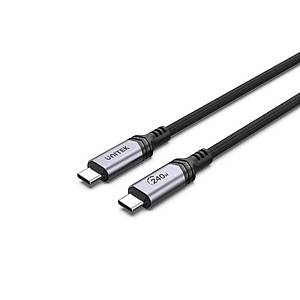 Unitek Type-C to Type-C (240W) 2Mt H�zl� �arj Kablosu (C14110GY-2M)