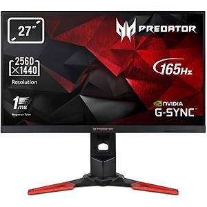 Acer  Predator 27 XB271HUABMIPRZ WQHD 2K 1MS 165HZ G-Sync ULBM (HDMI, DP, USB 3.0) Vesa �er�evesiz Siyah K�rm�z� Gaming Monit�r