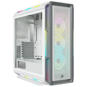 Corsair iCUE 5000T RGB CC-9011231-WW Led Fanl� ATX Beyaz Oyuncu Kasas�