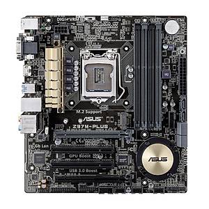 Asus Z97M-Plus LGA1150 Z97 DDR3 Matx HDMI DVI VGA Glan Sata3 Usb3 Anakart